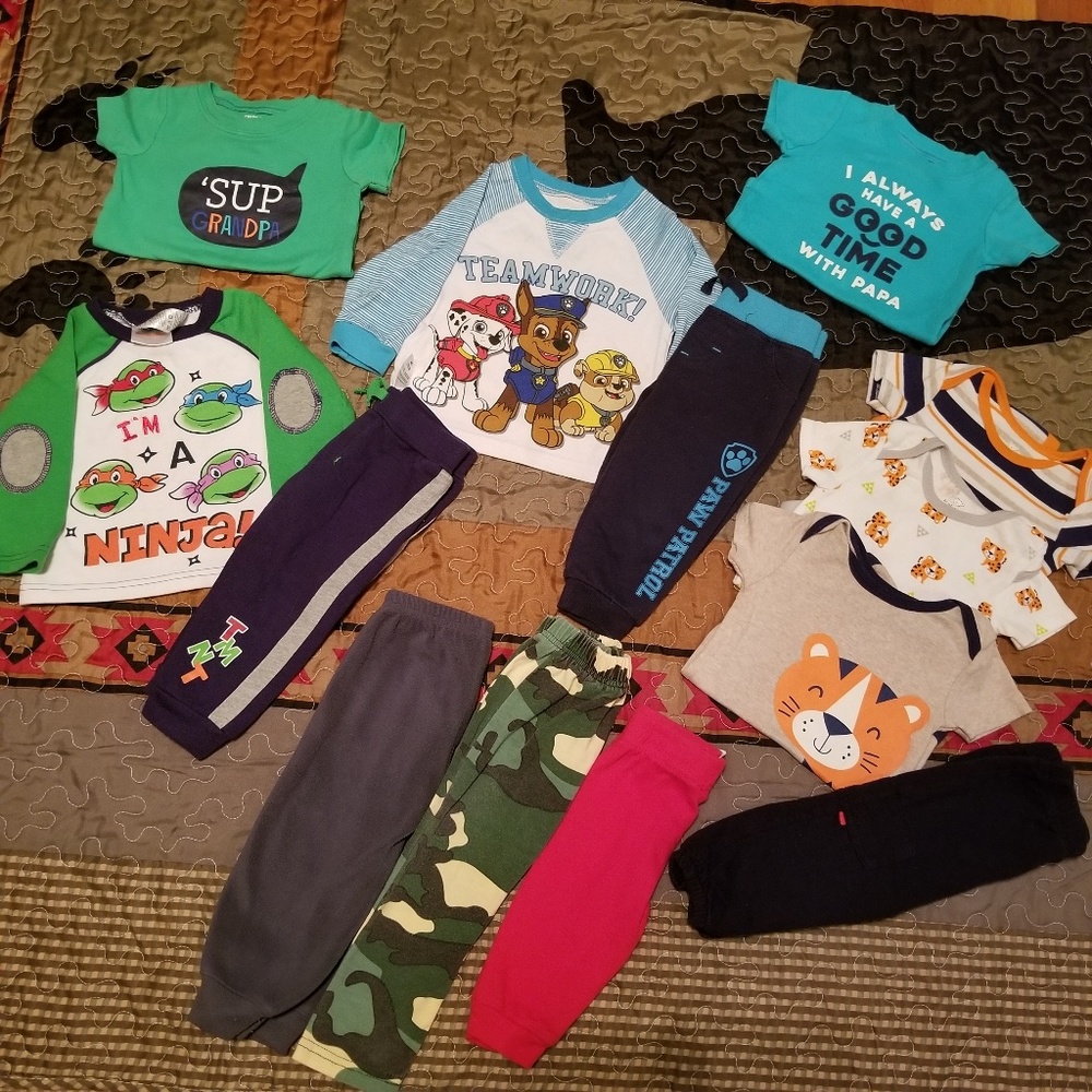13 pc lot baby boy 12m fall and winter bundle